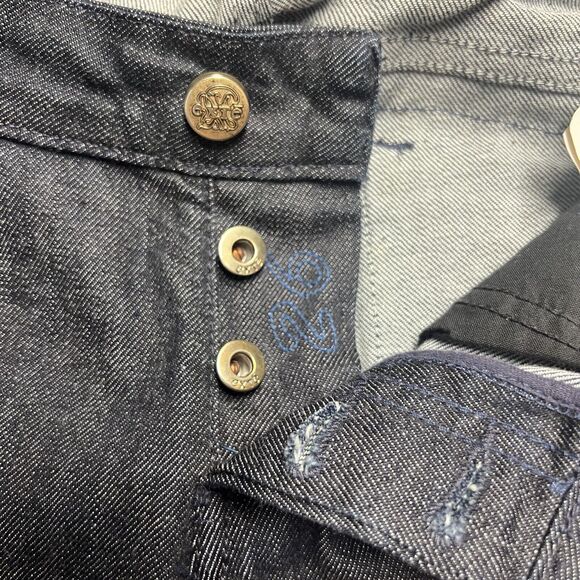 Exte Jean Pants Women's Size 26 Black Lace & Beads Made in Italy - Picture 3 of 16